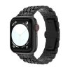 Apple Watch "Pearlmaster" láncszemes fém óraszíj /fekete/ 40/41 és 42mm