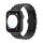 Apple Watch "Pearlmaster" láncszemes fém óraszíj /fekete/ 40/41 és 42mm