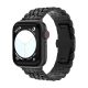 Apple Watch "Pearlmaster" láncszemes fém óraszíj /fekete/ 40/41 és 42mm