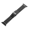 Apple Watch "Pearlmaster" láncszemes fém óraszíj /fekete/ 40/41 és 42mm
