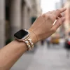 Apple Watch Dubaj óraszíj / rosegold-fehér / 40/41 és 42mm