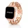 Apple Watch Dubaj óraszíj / rosegold-fehér / 44/45/46/49 mm