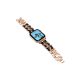 Apple Watch Dubaj óraszíj / rosegold-fekete / 44/45/46/49 mm