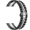 MYBANDZ Jubilee fém óraszíj / fekete-ezüst / 22mm