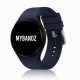 MYBANDZ Szilikon óraszíj Galaxy Watch 4-5-6-7/éjkék-rés nélkül/ 20mm