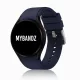 MYBANDZ Szilikon óraszíj Galaxy Watch 4-5-6-7/éjkék-rés nélkül/ 20mm