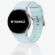 MYBANDZ Szilikon óraszíj Galaxy Watch 4-5-6-7/babakék-rés nélkül/ 20mm