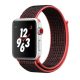 Apple Watch rugalmas szövet óraszíj /fekete-pink/ 44/45/46/49 mm