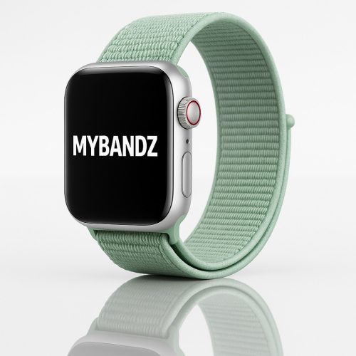 Apple Watch rugalmas szövet óraszíj /világos zöld/ 44/45/46/49 mm