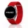 MYBANDZ Mágneses loop bőróraszíj /piros/ 20mm