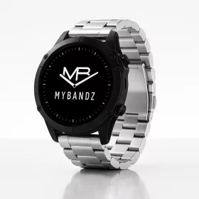 MYBANDZ Klasszikus fém szíj - ezüst (22mm QuickFit )