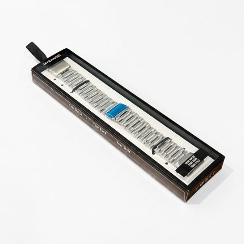 MYBANDZ Klasszikus fém szíj - ezüst (22mm QuickFit )