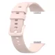 MYBANDZ Szilikon óraszíj fém csattal /halvány pink/