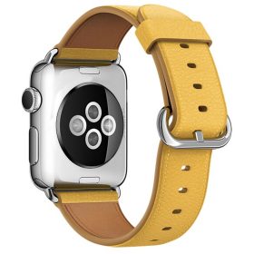 Apple Watch bőróraszíj /sárga/ 40/41 és 42mm