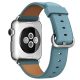 Apple Watch bőróraszíj /világos kék/ 44/45/46/49 mm