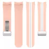 MYBANDZ Csíkos szilikon óraszíj Galaxy Watch 4-5-6-7 /pink-fehér/