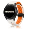 MYBANDZ Lélegző mágneszáras szilikon óraszíj /bézs-narancs Galaxy Watch 4-5-6-7-7