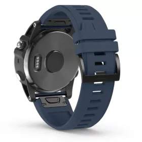   MYBANDZ Sportos szilikon óraszíj - mélykék (Garmin 26mm QF)