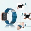 Apple Watch mágneses bőróraszíj fém csattal /kék/ 40/41 és 42mm
