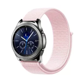   MYBANDZ Tépőzáras rugalmas szövet óraszíj / világos pink / 20mm
