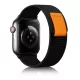 Apple Watch Trail Loop óraszíj /fekete-narancs/ 44/45/46/49 mm