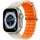 Apple Watch Ocean szilikon óraszíj / bézs-narancssárga / 44/45/46/49 mm