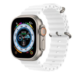 Apple Watch Ocean szilikon óraszíj /fehér/ 40/41 és 42mm