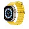 Apple Watch Ocean szilikon óraszíj /sárga/ 40/41 és 42mm