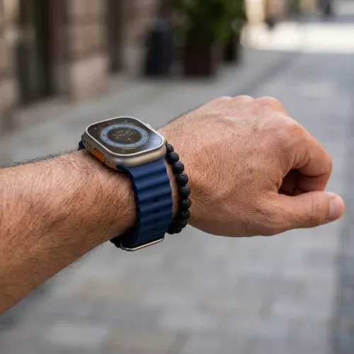 Apple Watch Ocean szilikon óraszíj /éjkék/ 40/41 és 42mm