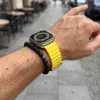 Apple Watch Ocean szilikon óraszíj /sárga/ 44/45/46/49 mm