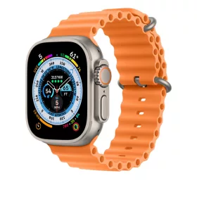   Apple Watch Ocean szilikon óraszíj /narancs/ 44/45/46/49 mm
