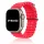 Apple Watch Ocean szilikon óraszíj /piros/ 44/45/46/49 mm