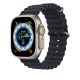 Apple Watch Ocean szilikon óraszíj /éjkék/ 44/45/46/49 mm