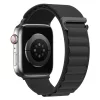 Apple Watch Alpesi szövet óraszíj /fekete/ 44/45/46/49 mm