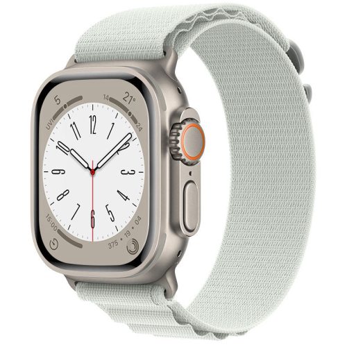 Apple Watch Alpesi szövet óraszíj /fehér/ 44/45/46/49 mm