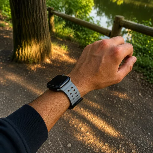 Apple Watch Dune szilikon óraszíj /szürke/ 44/45/46/49 mm