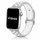 Apple Watch lélegző szilikon óraszíj /szürke-fehér/ 44/45/46/49 mm