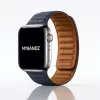 Apple Watch két részes mágneses szilikon pánt /mélykék/ 44/45/46/49 mm