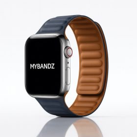   Apple Watch két részes mágneses szilikon pánt /mélykék/ 44/45/46/49 mm