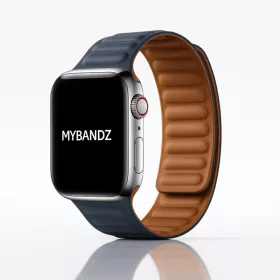   Apple Watch két részes mágneses szilikon pánt /mélykék/ 44/45/46/49 mm