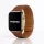 Apple Watch két részes mágneses szilikon pánt /barna/ 44/45/46/49 mm