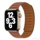 Apple Watch két részes mágneses szilikon pánt /barna/ 44/45/46/49 mm