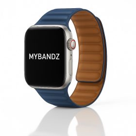   Apple Watch két részes mágneses szilikon pánt /tengerkék 44/45/46/49 mm