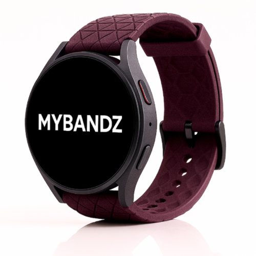 Mybandz Dimension szilikon óraszíj-bordó/20mm
