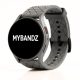 Mybandz Dimension szilikon óraszíj-szürke/20mm