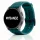 Mybandz Dimension szilikon óraszíj-zöldeskék/20mm