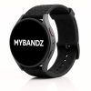 Mybandz Dimension szilikon óraszíj-fekete/20mm