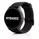 Mybandz Dimension szilikon óraszíj-fekete/20mm