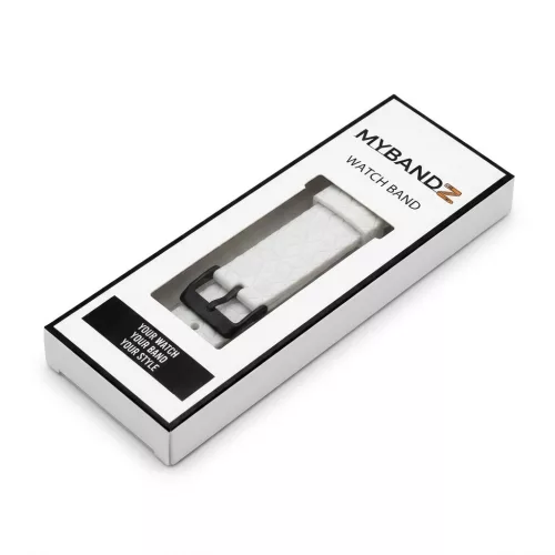 Mybandz Dimension szilikon óraszíj-fehér/22mm