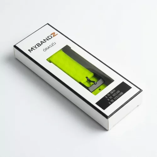 Mybandz Dimension szilikon óraszíj-lime/22mm